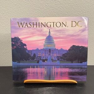 Washington, DC Book with Pink and Gold Cover